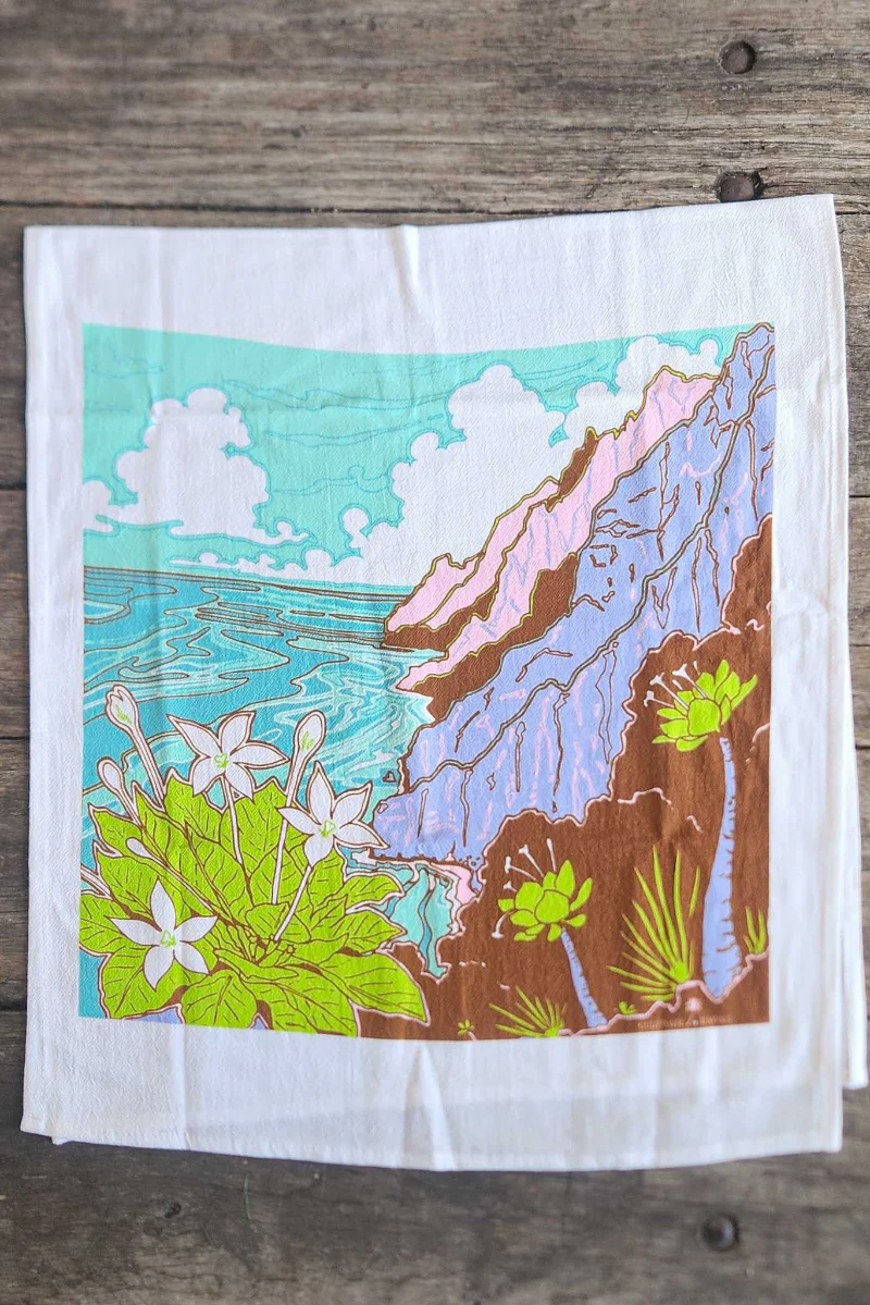 Nā Pali Tea Towel - Image 2