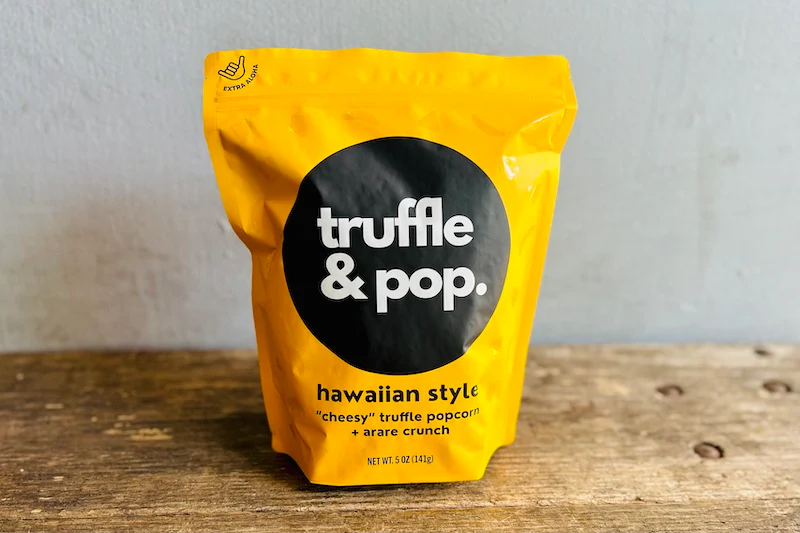 Hawaiian Style "Cheesy" Truffle Popcorn