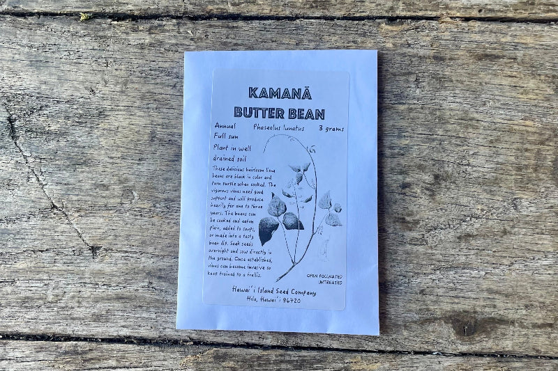 Kamanā Butter Bean Seeds
