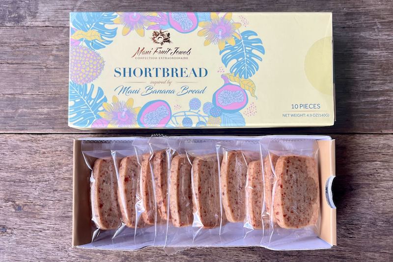 Maui Banana Bread Shortbread