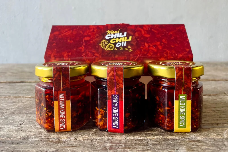 Maui Chili Oils Gift Box Set
