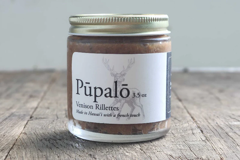 Molokaʻi Pūpalō Venison Rillettes