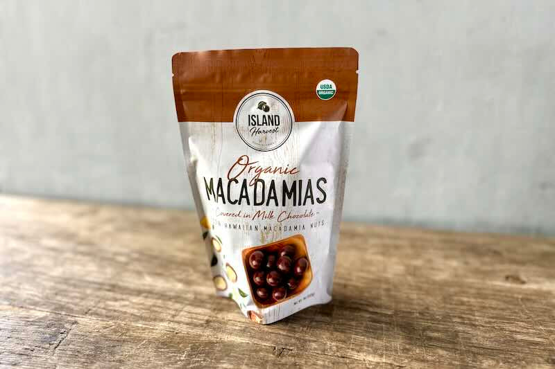Organic Milk Chocolate Macadamias