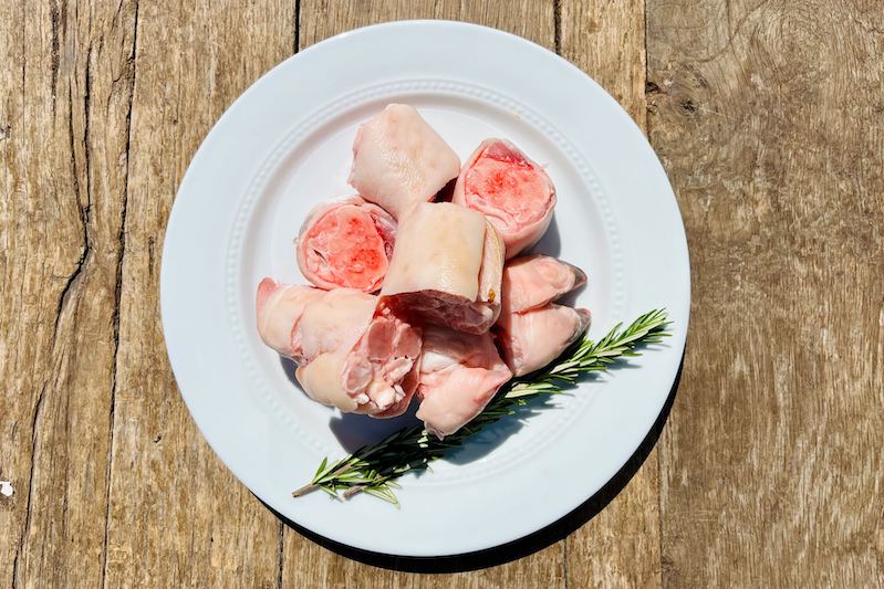 Pigs Feet, 2" Cross Cut