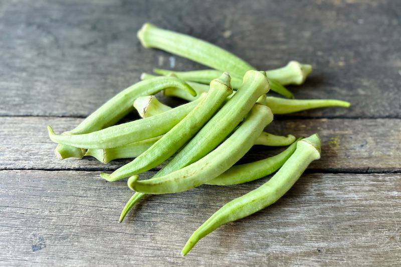 White Velvet Okra